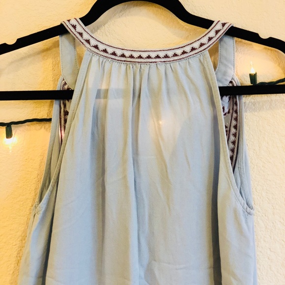 Denim Embroidered Dress/Tunic - Picture 5 of 5